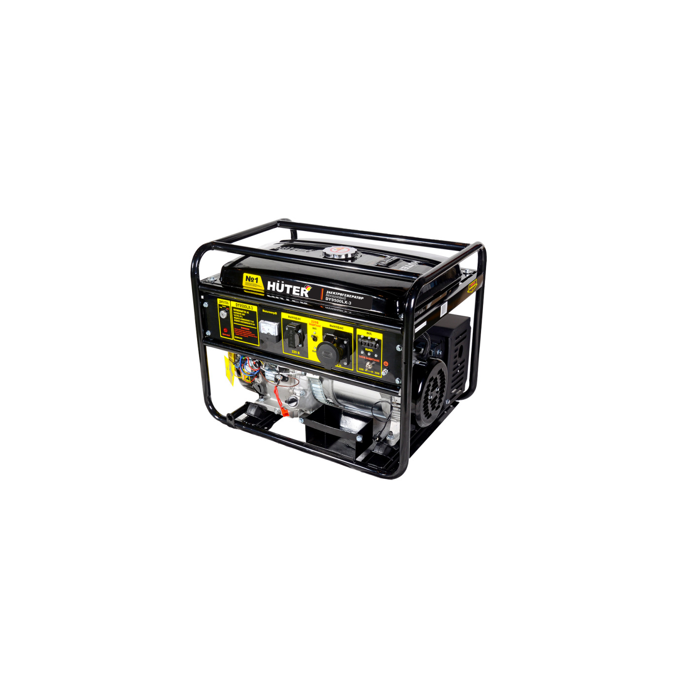 Бензогенератор Huter DY9500LX-3, 7,5 кВт, 3 фазы