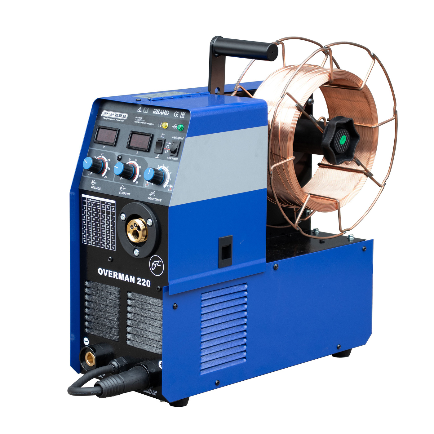 Сварочный полуавтомат AuroraPRO OVERMAN 220 (MOSFET)