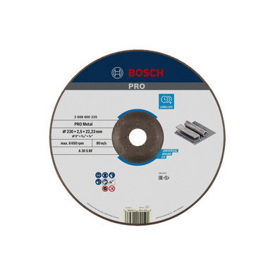Круг отрезной Bosch по металлу 230×2,5×22,23 мм