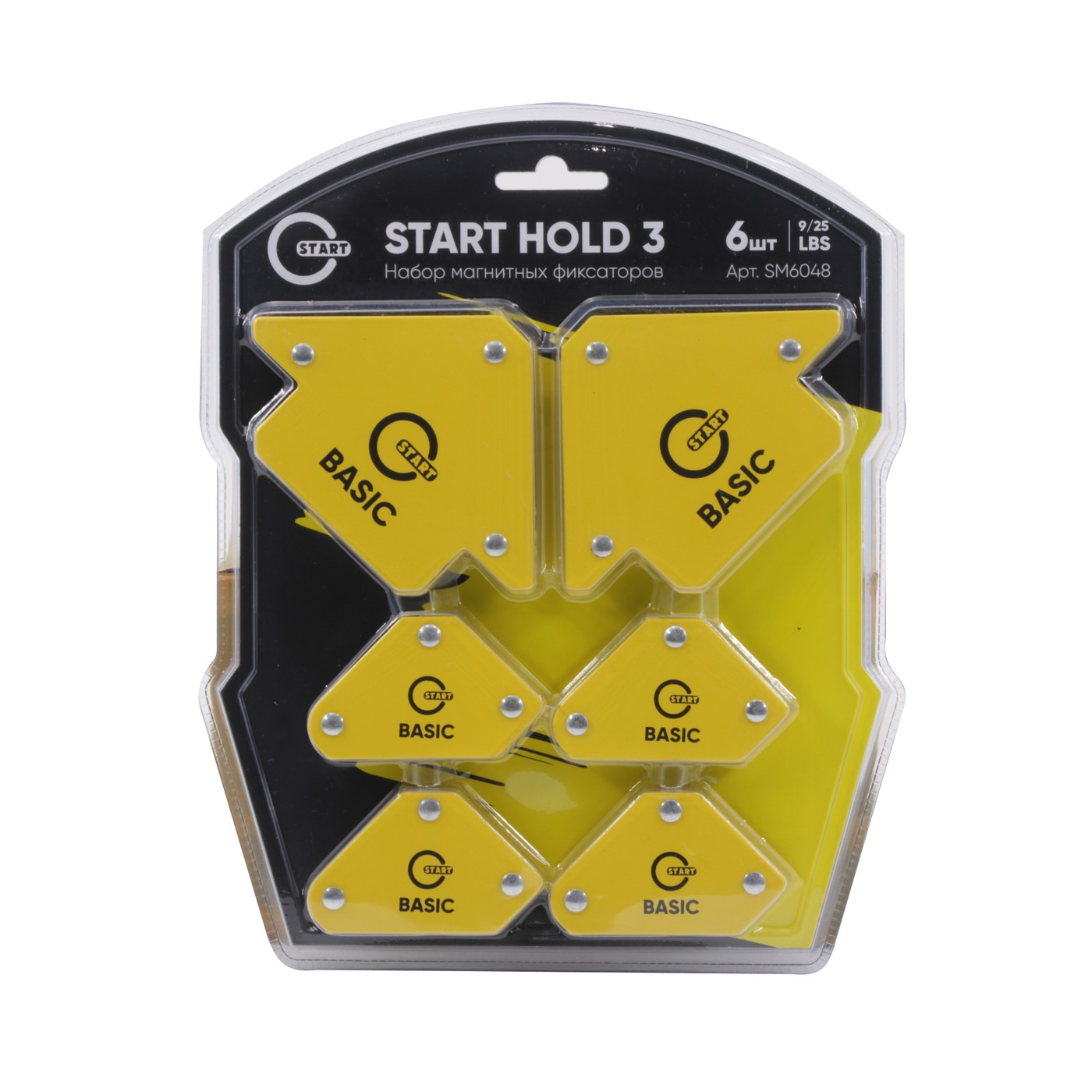 START HOLD 3 Набор магнитных фиксаторов 9 LBS/25 LBS SM6048
