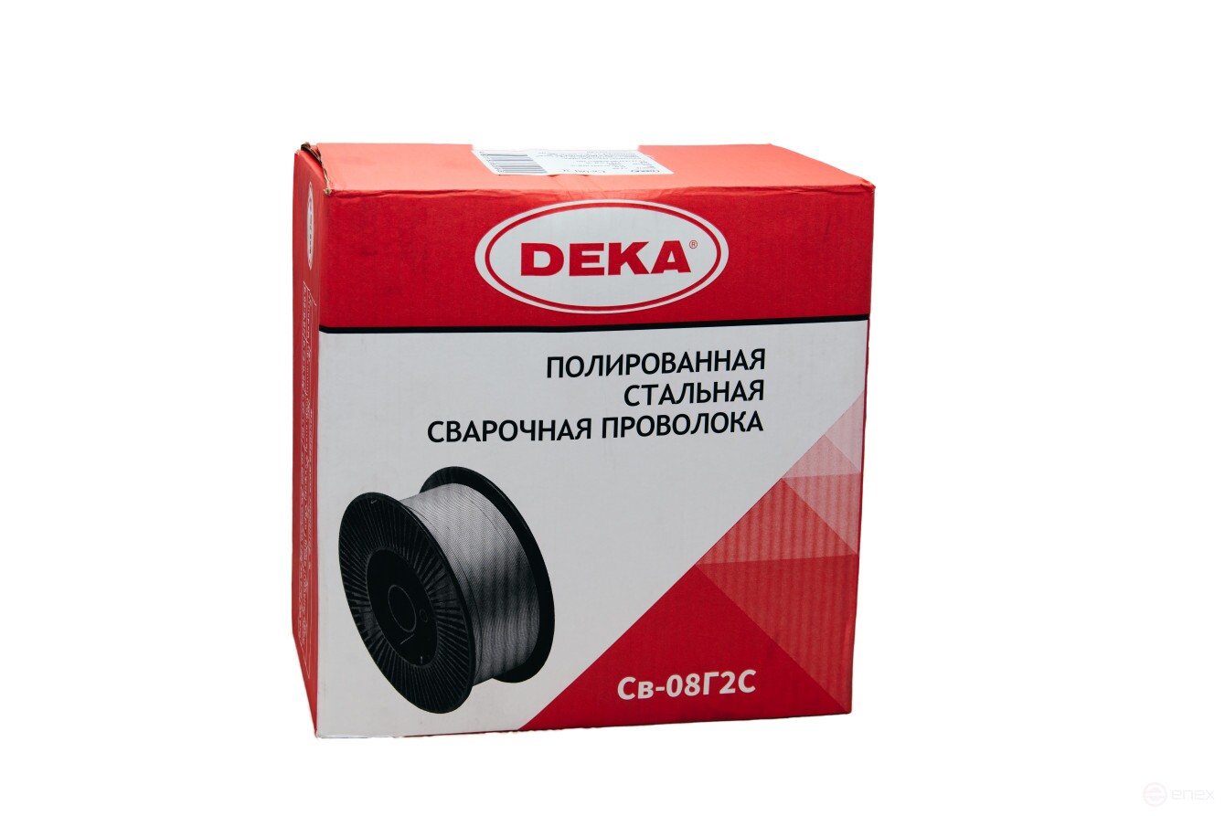 Проволока сварочная полированная СВ-08Г2С (0.8мм;5кг) DEKA — фото 1