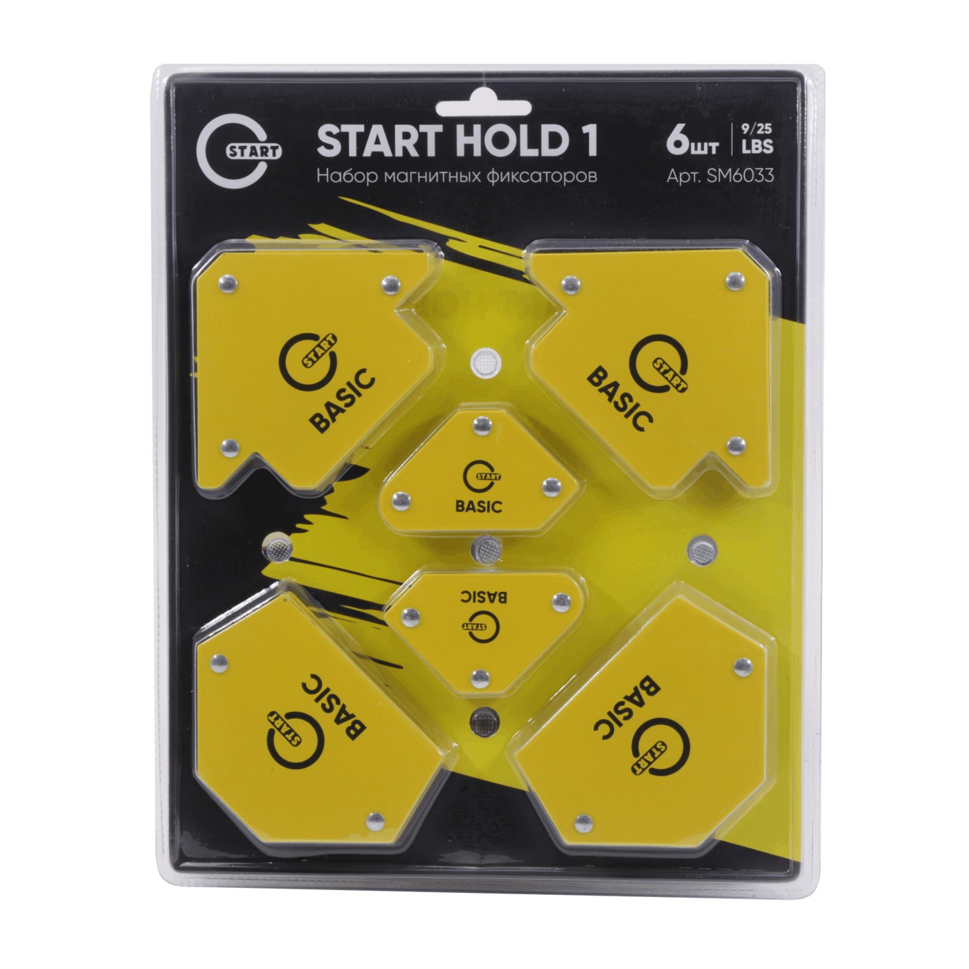 START HOLD 1 Набор магнитных фиксаторов 9 LBS/25 LBS SM6033
